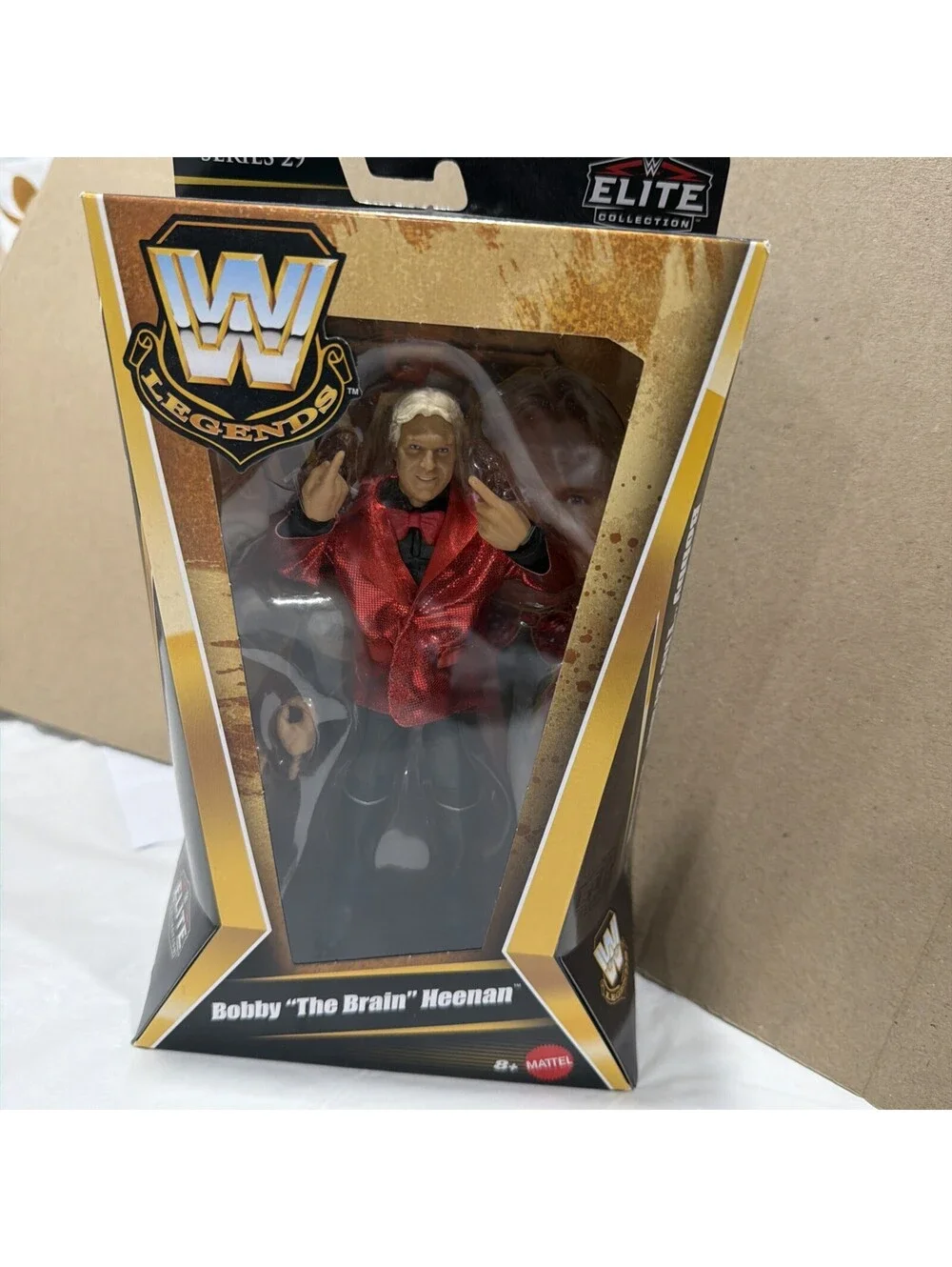 WWE Mattel Elite Legends 29 Bobby The Brain Heenan Wrestling Action Figure New